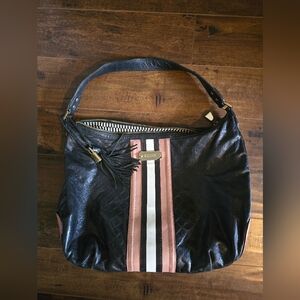 L.A.M.B. Black and Pink Hobo Bag